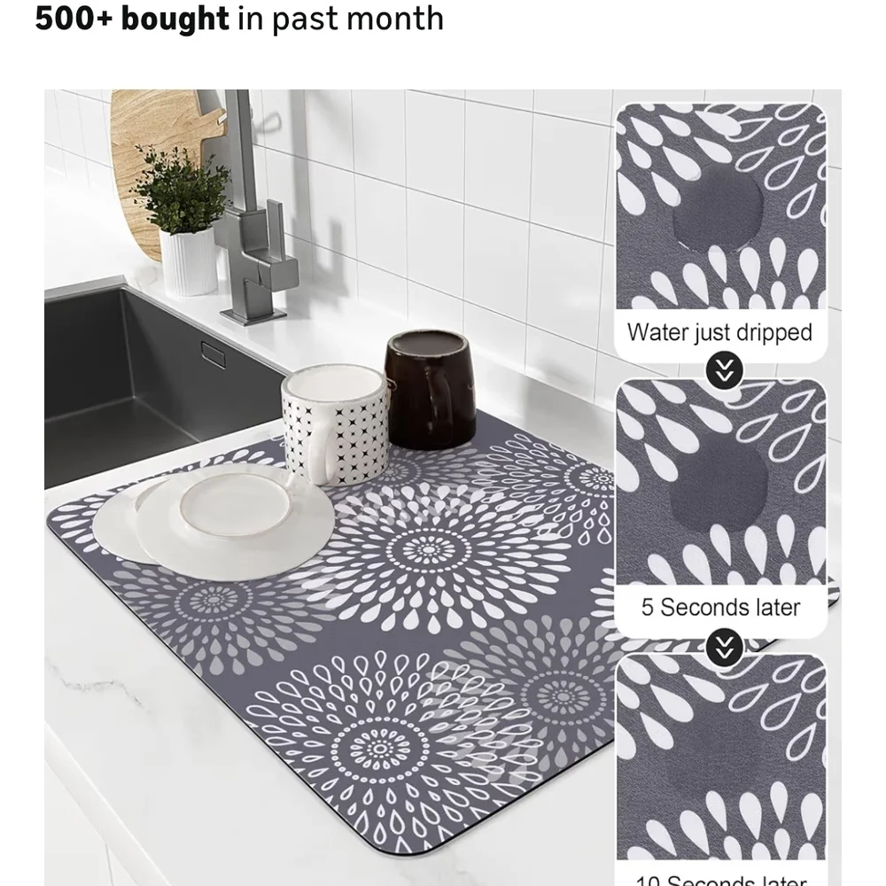 NWT Dish Drying Mat